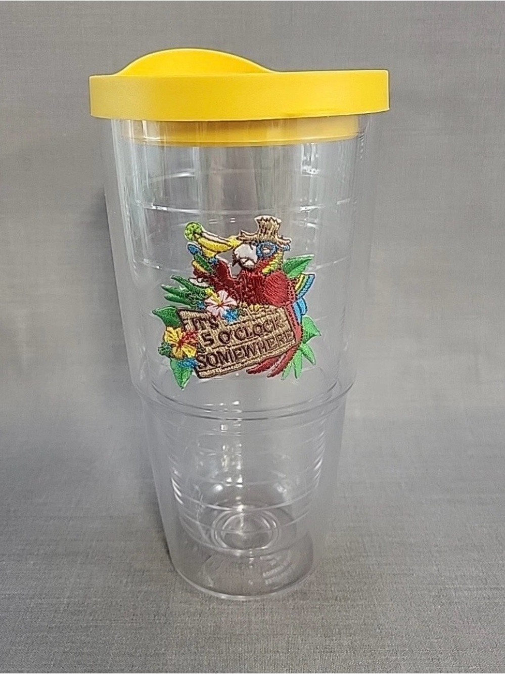 Jimmy Buffet Margaritaville Tervis Wine Glass Tumbler Pool Ready Summertime